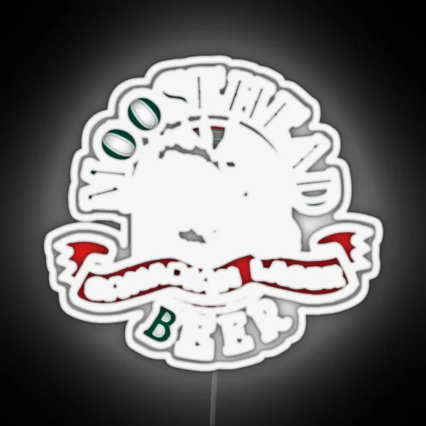 Moosehead Beer Mens Cool Canadian Lager Led RGB Neon Sign