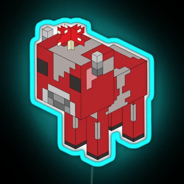 Mooshroom Baby RGB Neon Sign