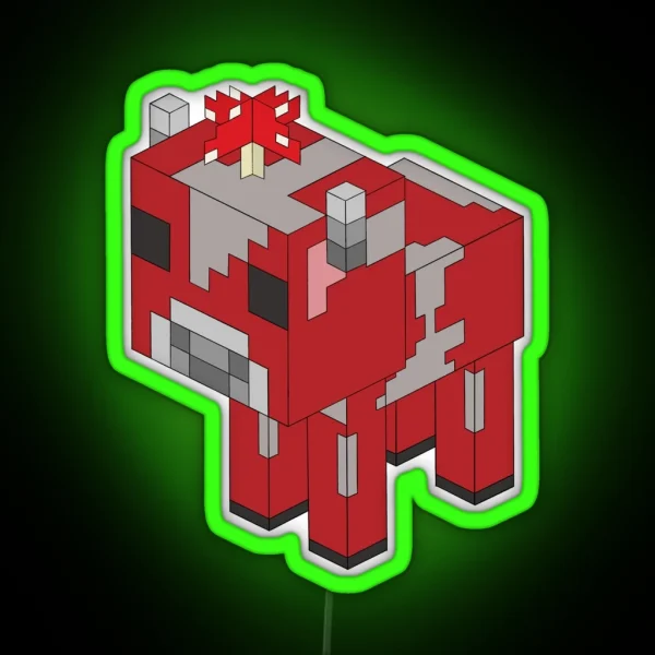 Mooshroom Baby RGB Neon Sign