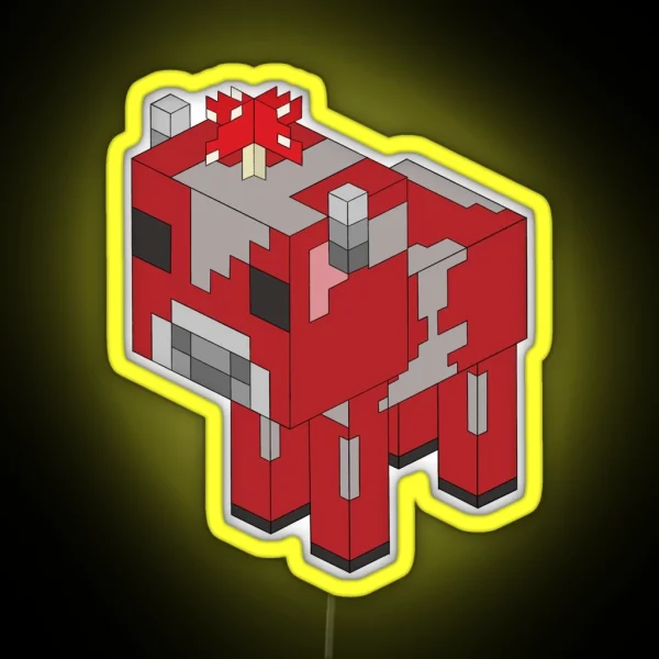 Mooshroom Baby RGB Neon Sign