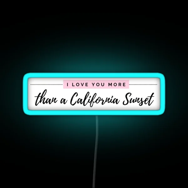 More Than My Hometown RGB Neon Sign