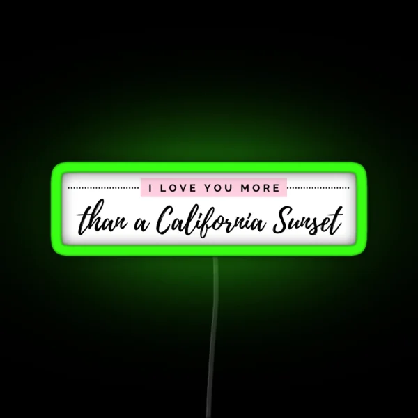 More Than My Hometown RGB Neon Sign
