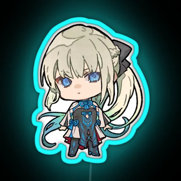 Morgan Fgo Chibi RGB Neon Sign