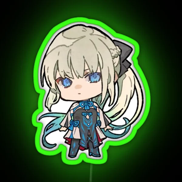 Morgan Fgo Chibi RGB Neon Sign