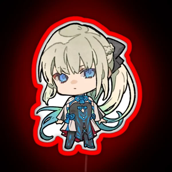 Morgan Fgo Chibi RGB Neon Sign