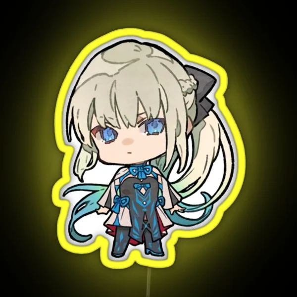 Morgan Fgo Chibi RGB Neon Sign