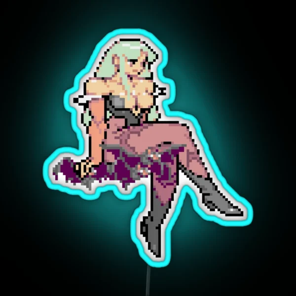 Morrigan Aensland RGB Neon Sign