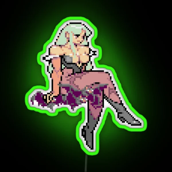 Morrigan Aensland RGB Neon Sign