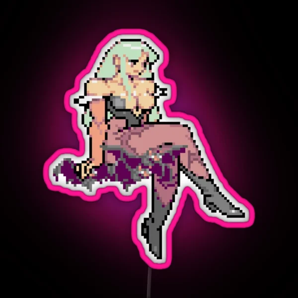 Morrigan Aensland RGB Neon Sign