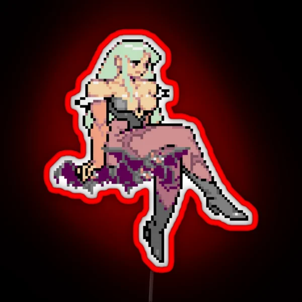 Morrigan Aensland RGB Neon Sign