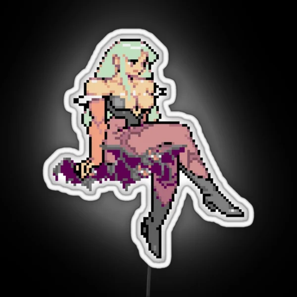Morrigan Aensland RGB Neon Sign