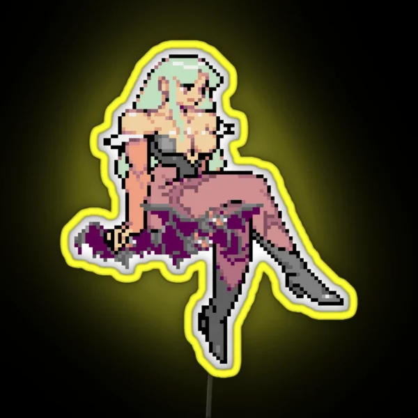 Morrigan Aensland RGB Neon Sign