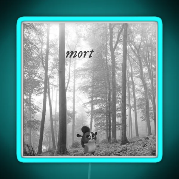 Mort Folklore Taylor Swift Album Cover RGB Neon Sign