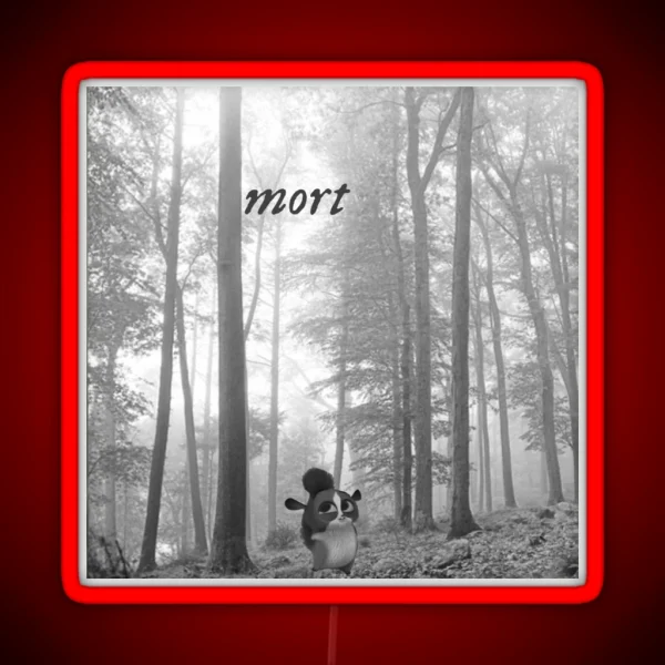 Mort Folklore Taylor Swift Album Cover RGB Neon Sign