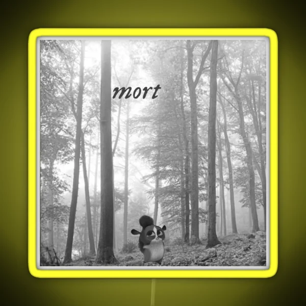 Mort Folklore Taylor Swift Album Cover RGB Neon Sign
