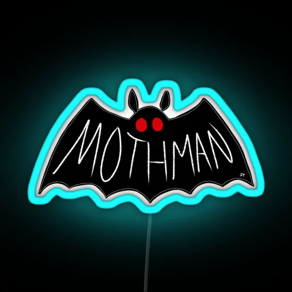 Moth Man RGB Neon Sign
