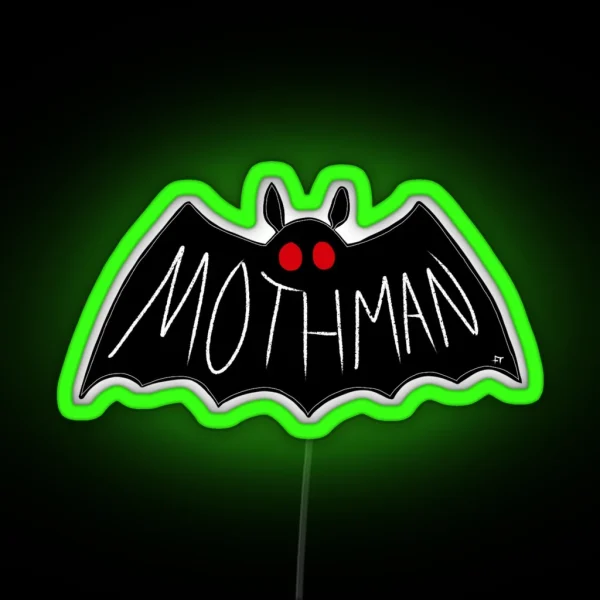Moth Man RGB Neon Sign