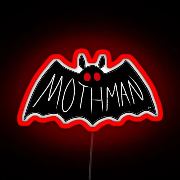 Moth Man RGB Neon Sign
