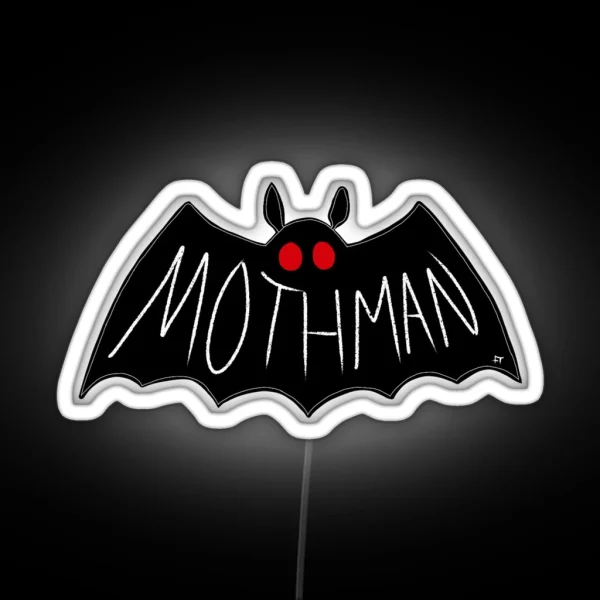 Moth Man RGB Neon Sign