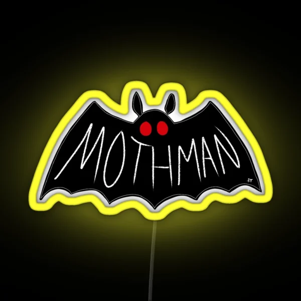 Moth Man RGB Neon Sign