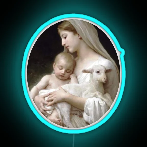 Mother Mary RGB Neon Sign