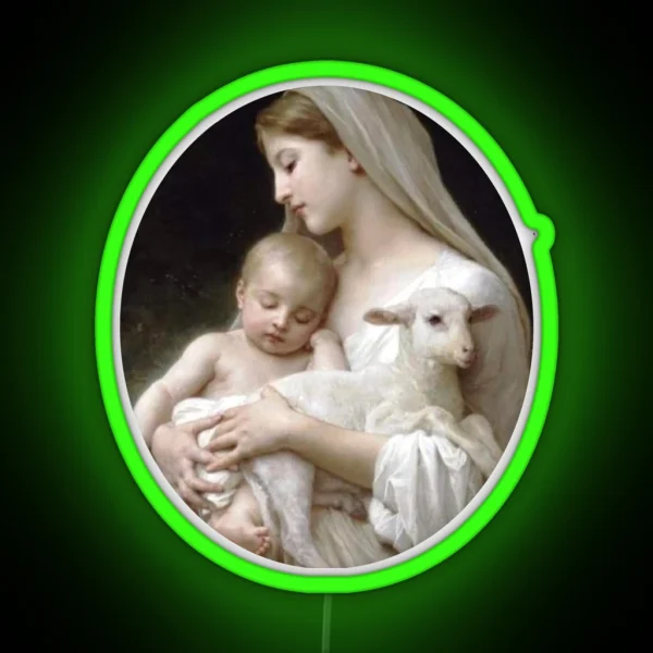 Mother Mary RGB Neon Sign