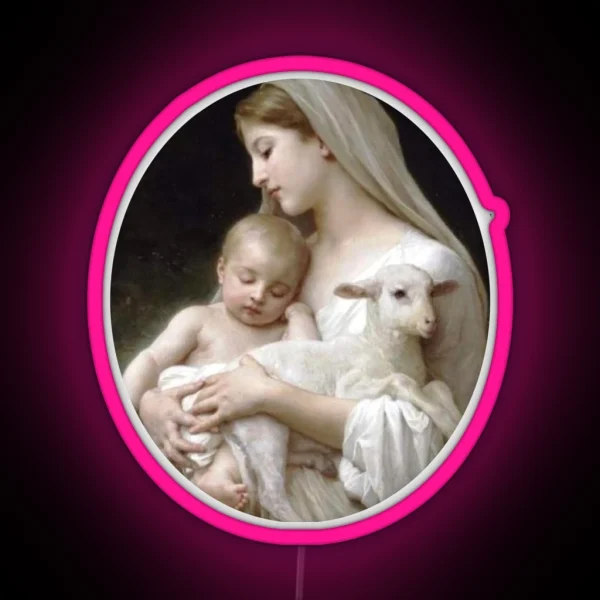 Mother Mary RGB Neon Sign
