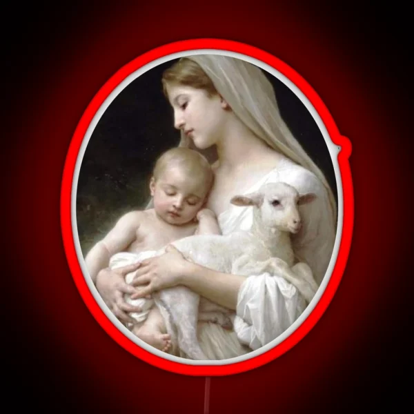 Mother Mary RGB Neon Sign