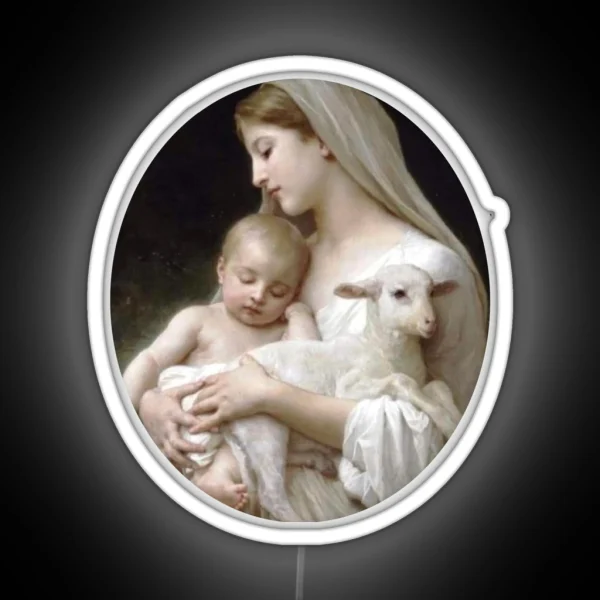 Mother Mary RGB Neon Sign