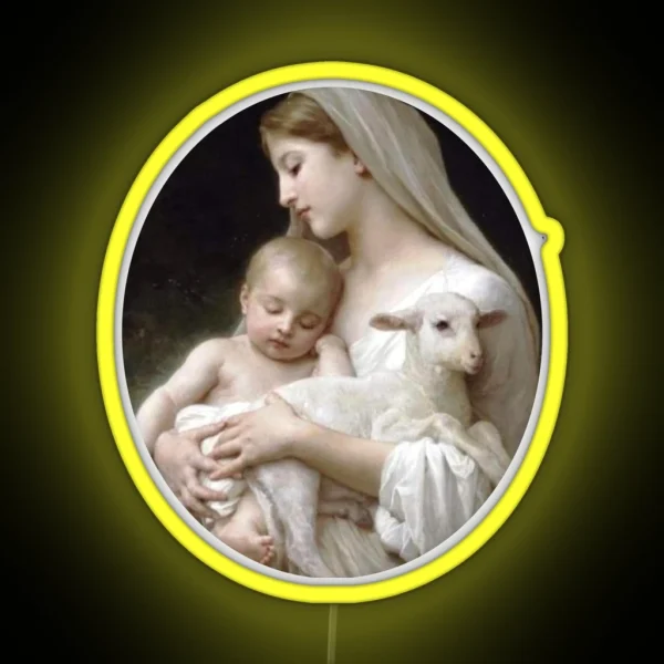 Mother Mary RGB Neon Sign