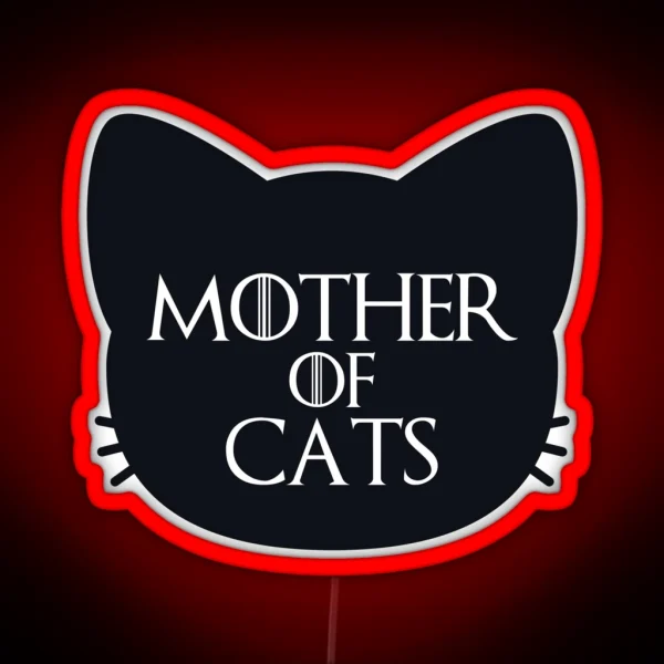 Mother Of Cats Bold RGB Neon Sign