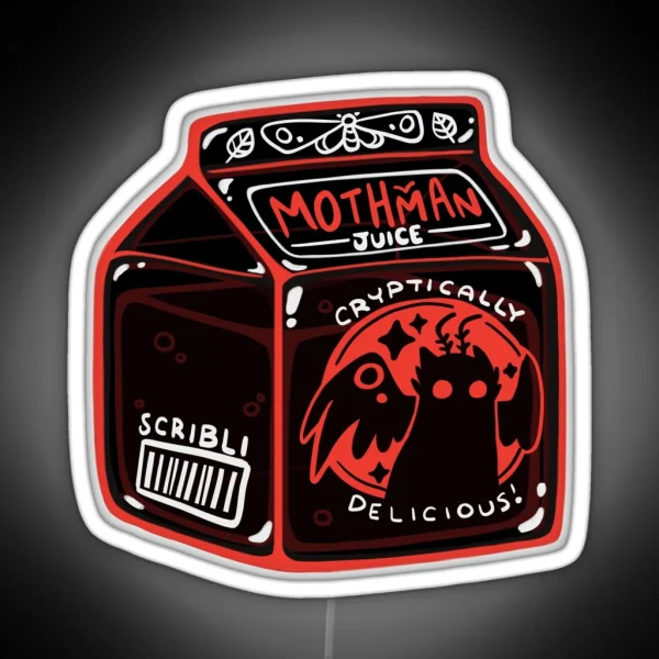 Mothman Juice RGB Neon Sign