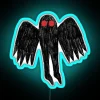 Add eerie charm to any room with this Mothman glow.