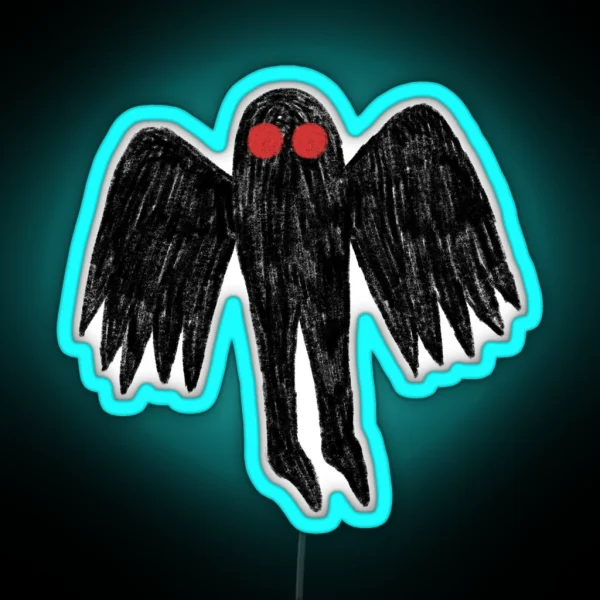 Mothman RGB Neon Sign