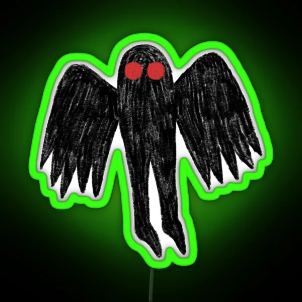 Mothman RGB Neon Sign