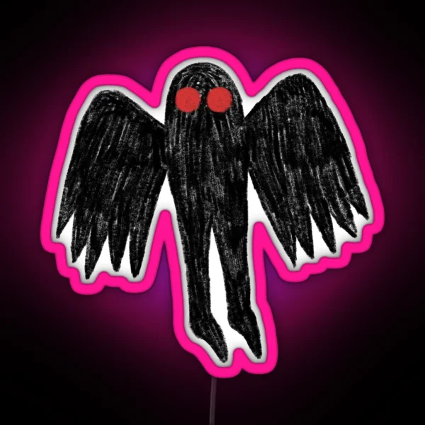 Mothman RGB Neon Sign