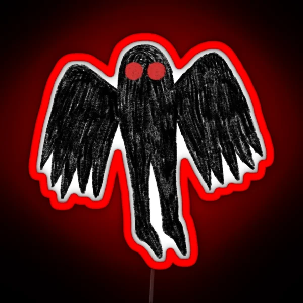 Mothman RGB Neon Sign