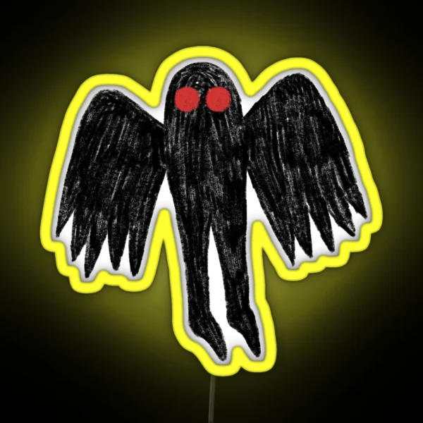 Mothman RGB Neon Sign