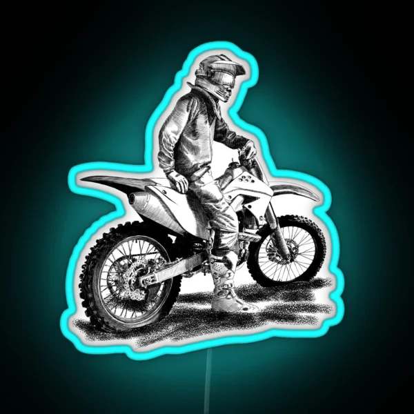 Motocross RGB Neon Sign