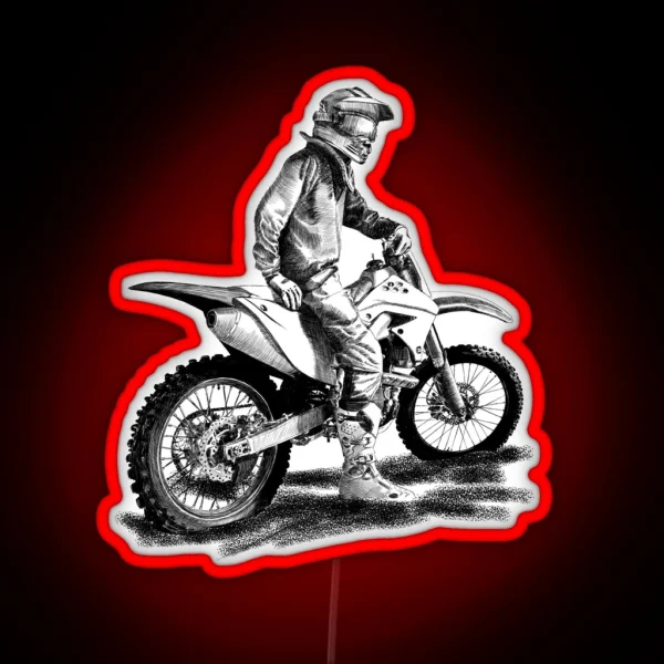 Motocross RGB Neon Sign
