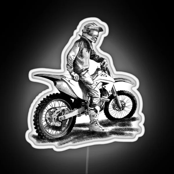 Motocross RGB Neon Sign