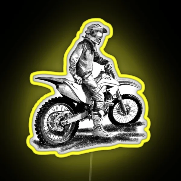 Motocross RGB Neon Sign