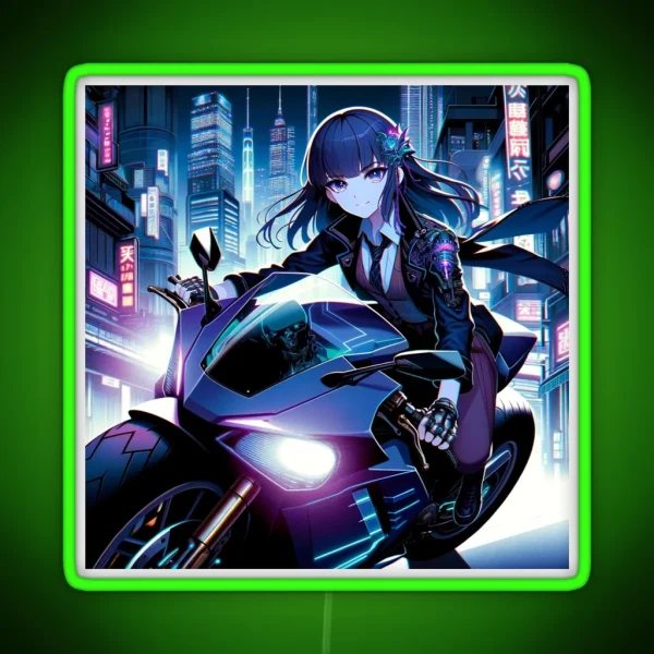 Motodream 2020s Cyberpunk RGB Neon Sign