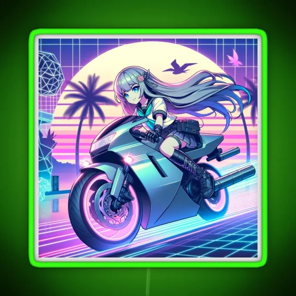 Motodream 2020s Retrowave RGB Neon Sign