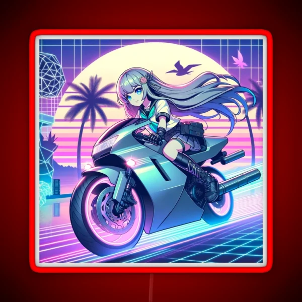 Motodream 2020s Retrowave RGB Neon Sign