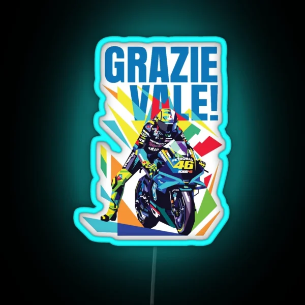 Motogp Artwork RGB Neon Sign