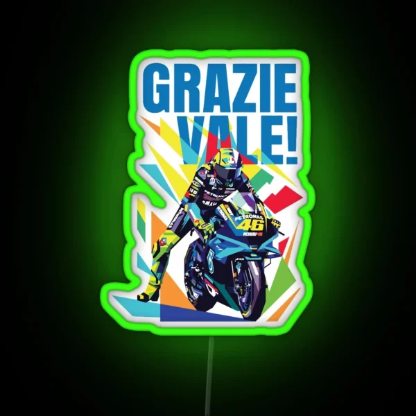 Motogp Artwork RGB Neon Sign