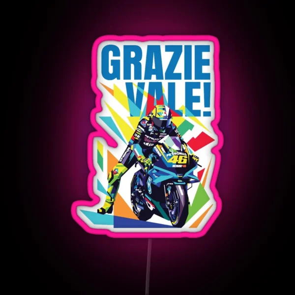 Motogp Artwork RGB Neon Sign