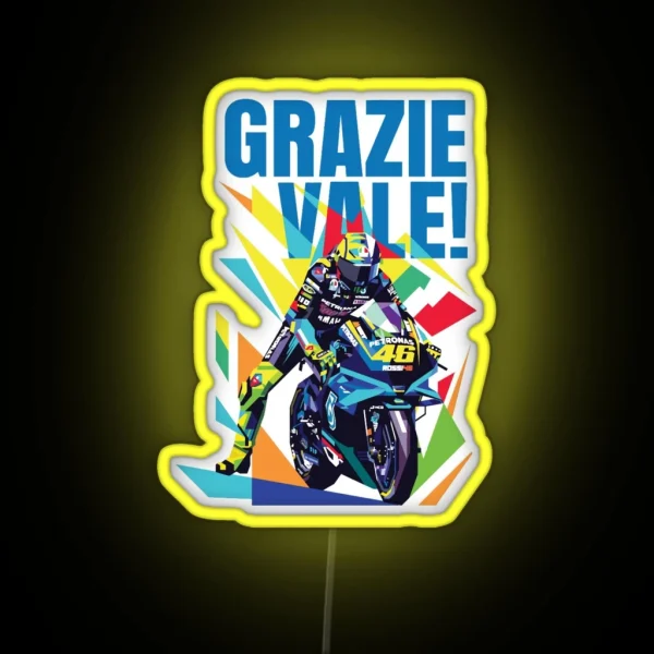 Motogp Artwork RGB Neon Sign