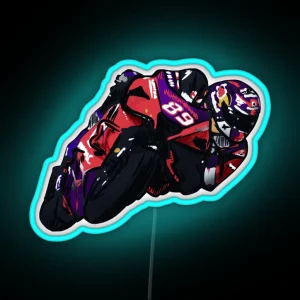 Motogp Rider RGB Neon Sign